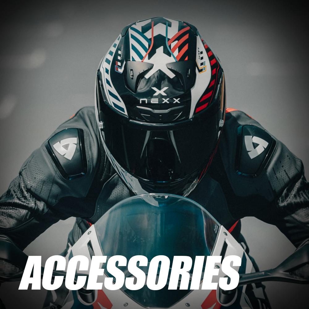 Shop Nexx Helmets Motorcycle Visors, Shields & Accessories: MOTO-D Racing