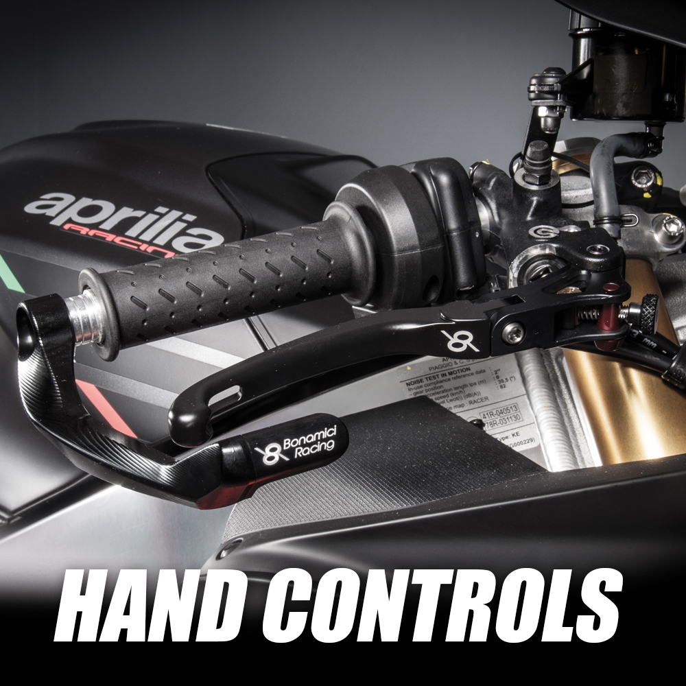 bonamici hand controls include clip-ons, levers and lever guards