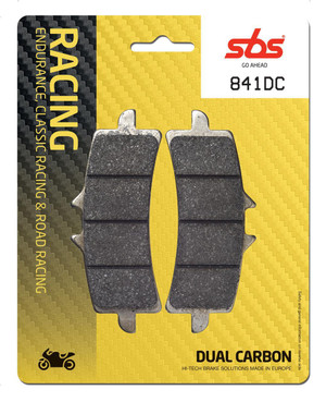 SBS Dual Carbon "Racing" Brake Pads Stylema DC - Front
Fitment
OEM Brembo M4, M50, GP4-RS, Stylema, GP4-RX, GP4-MS
Aprilia RSV4 1000 ABS (2009-2014)
Aprilia RSV4 1000 Factory (2009-2011)
Aprilia RSV4 1000 Factory APRC ABS (2014-2016)
Aprilia RSV4 1100 (non-Factory) (2019+)
Aprilia RSV4 1100 Factory (2019-2024)
Ducati 848 EVO (2011-2012)
Ducati 1098 (2007-2010)
Ducati 1098/S Streetfighter (2009-2014)
Ducati Streetfighter V2 (2025)
Ducati 1198 S/SP (2009-2013)
Ducati Hypermotard 1100/SP/EVO (2007-2013)
Ducati Panigale 1199 (2012-2015)
Ducati Panigale 1299 (2015+)
Ducati Panigale V2 (2025)
Ducati Panigale V4 (2018-2024)
Ducati Panigale V4 S (2018-2024)
Ducati Panigale V4 R (2019+)
Ducati Monster V2
Honda CBR 1000 RR-R Fireblade SP/SP2 (2023+) (Brembo)
Kawasaki Ninja H2 (2015+)
Kawasaki Ninja ZX-10R (2016+)
Kawasaki ZH2 SE 1000 (2021+)
KTM Duke 690/R (2014-2017)
KTM RC8 1190 (2008-2015)
KTM RC8 C 890
KTM SuperDuke 1290/R (2014+)
MV Agusta F4 (2012+)
MV Agusta F4 (2008-2011)
Suzuki GSX-R 600 / 750 (2011+)
Suzuki GSX-R 1000 (2012+)
Suzuki GSX-R 1000 R (17-19)
Suzuki Hayabusa (2013+)
Yamaha R1 (2025+)
Yamaha R9 (2025+)
Equivalent to Galfer 373
Equivalent to Vesrah VD-9031
Equivalent to EBC FA447
Same as WRP 7441 F1R