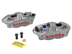 Brembo 108mm Caliper Set Front Titanium Gray/Red