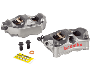 Brembo 100mm Stylema Cast Monobloc Caliper Set Front Titanium Gray