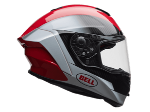 Bell Carbon "Race Star" Flex DLX Helmet Corsa Red/White