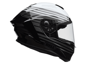 Bell Carbon "Race Star" Flex DLX Helmet Dash Gloss White/Black