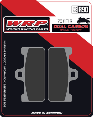 WRP Brake Pads Dual Carbon Racing / Trackday 7311 F1R (Brembo P4 Calipers) (Front (2/pc)
Fitment Brembo
100 mm Radial Monoblock XA7G210/11, P4 32/36
100 mm Radial Monoblock XA7G240/41, P4 32/36
Monoblock X101740/41, P4 32/36
Radial Monoblock X973760/61, P4 32/36
Radial Monoblock XA93310/11
Radial XA3B830/31, P4 32/36
Radial XA3B860/61, P4 32/36
Fitment Nissin
4 Piston Racing Caliper