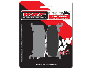WRP Brake Pads Dual Sinter DS Racing Superbike 7612 F9R
Fitment
Same as SBS 1012 DS1
Fits Brembo Hypure Caliper
Ducati Panigale V4 (2025+)
Aprilia RSV4 1100 (2025+)
KTM 990 RC-R (2025+)
