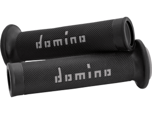Domino MotoGP Sportbike Grips (Black/Gray)