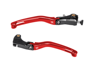 Bonamici Aprilia RSV4 Folding Levers (2009+) (Black/Red) Set