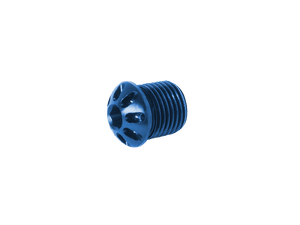 Bonamici Fixed Footpeg Caps (Blue)