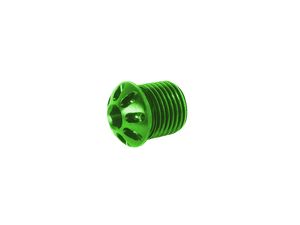 Bonamici Fixed Footpeg Caps (Green)