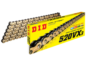 DID Street X-Ring VX3 Sportbike Motorcycle Chain (520VX3): MOTO-D Racing