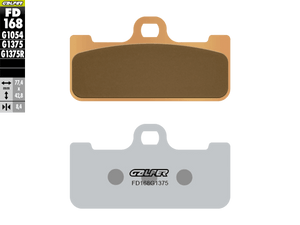 Galfer Motorcycle Brake Pads Street FD168G1375 - Front (2/pc) (FD168G1375)