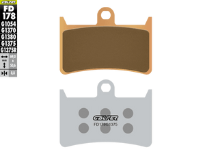 Galfer Motorcycle Brake Pads Street FD178G1375 - Front (2/pc)