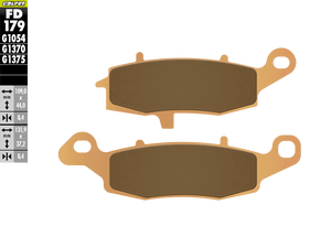 Galfer Motorcycle Brake Pads Street FD179G1375 - Front (2/pc) (FD179G1375)