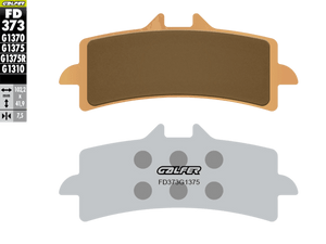 Galfer Motorcycle Brake Pads Street FD373G1375 - Front (2/pc) (FD373G1375)