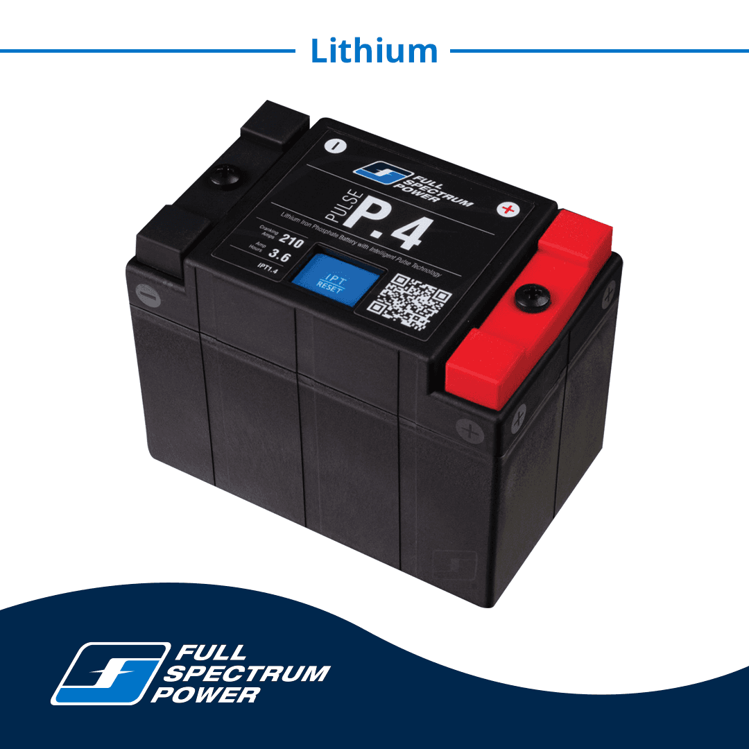 Full Spectrum Power Pulse Motorcycle Batteries: MOTO-D Racing