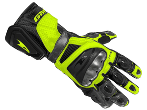 Gimoto GP6 Race Gloves Hi-Viz/Black: MOTO-D Racing