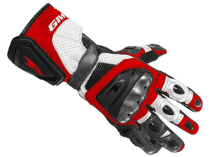 Gimoto GP6 Race Gloves Red/Black: MOTO-D Racing