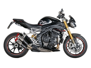 Spark Triumph Speed Triple 1200 "Double Dyno" Slip-On Exhaust (Red) (SP-GTR0104TOMR)