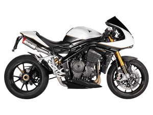 Spark Triumph Speed Triple 1200 "Double Dyno" High Mount Exhaust (Red)