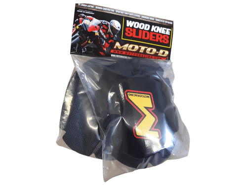 MOTO-D Knee Pucks / Sliders (Wooden) (1/pair)
