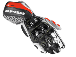 SPIDI Carbo Kangaroo Gloves Black / Red
