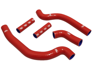 Samco Replacement Radiator Hose Kit Aprilia RSV4 (Thermostat Bypass) (2009+) (Red)