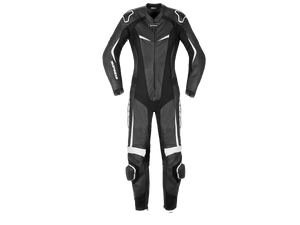 SPIDI Perforated Pro Lady Motorcycle Racing Leather Suit Black/White