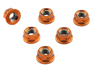 Pro-Bolt Aluminum Race Drilled Sprocket Nuts M10x1.25 (Orange)
Fits Most Sportbikes from Honda, Kawasaki, Suzuki, Triumph and Yamaha
IMPORTANT NOTE: BMW S1000RR and Ducati Models require a different size
*Please Check your Bike to Ensure Proper Sizing / Fitment