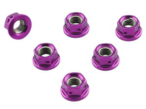 Pro-Bolt Aluminum Race Drilled Sprocket Nuts M10x1.25 (Purple)
Fits Most Sportbikes from Honda, Kawasaki, Suzuki, Triumph and Yamaha
IMPORTANT NOTE: BMW S1000RR and Ducati Models require a different size
*Please Check your Bike to Ensure Proper Sizing / Fitment