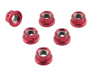Pro-Bolt Aluminum Race Drilled Sprocket Nuts M10x1.25 (Red)
Fits Most Sportbikes from Honda, Kawasaki, Suzuki, Triumph and Yamaha
IMPORTANT NOTE: BMW S1000RR and Ducati Models require a different size
*Please Check your Bike to Ensure Proper Sizing / Fitment