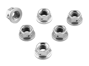 Pro-Bolt Aluminum Race Drilled Sprocket Nuts M10x1.25 (Silver)
Fits Most Sportbikes from Honda, Kawasaki, Suzuki, Triumph and Yamaha
IMPORTANT NOTE: BMW S1000RR and Ducati Models require a different size
*Please Check your Bike to Ensure Proper Sizing / Fitment