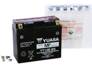 Yuasa YT12B-BS Motorcycle Battery for Sportbikes: MOTO-D Racing