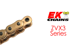 EK Extreme Sportbike ZVX3 Sportbike Motorcycle Chain (525ZVX3)